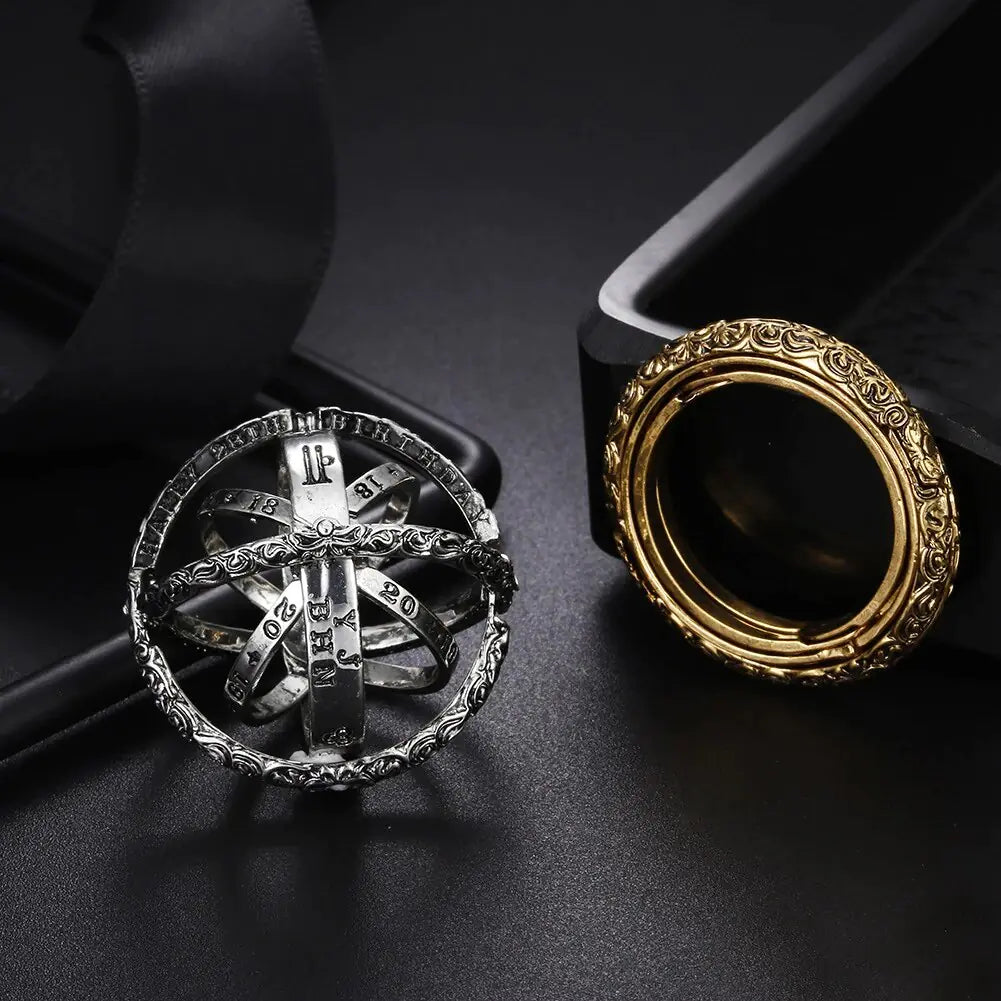 Astronomical Ball Rings Pendant