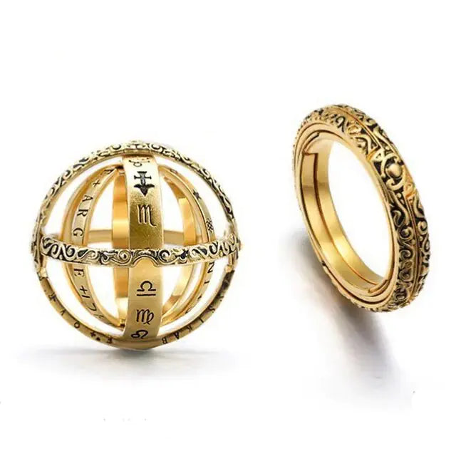 Astronomical Ball Rings Pendant