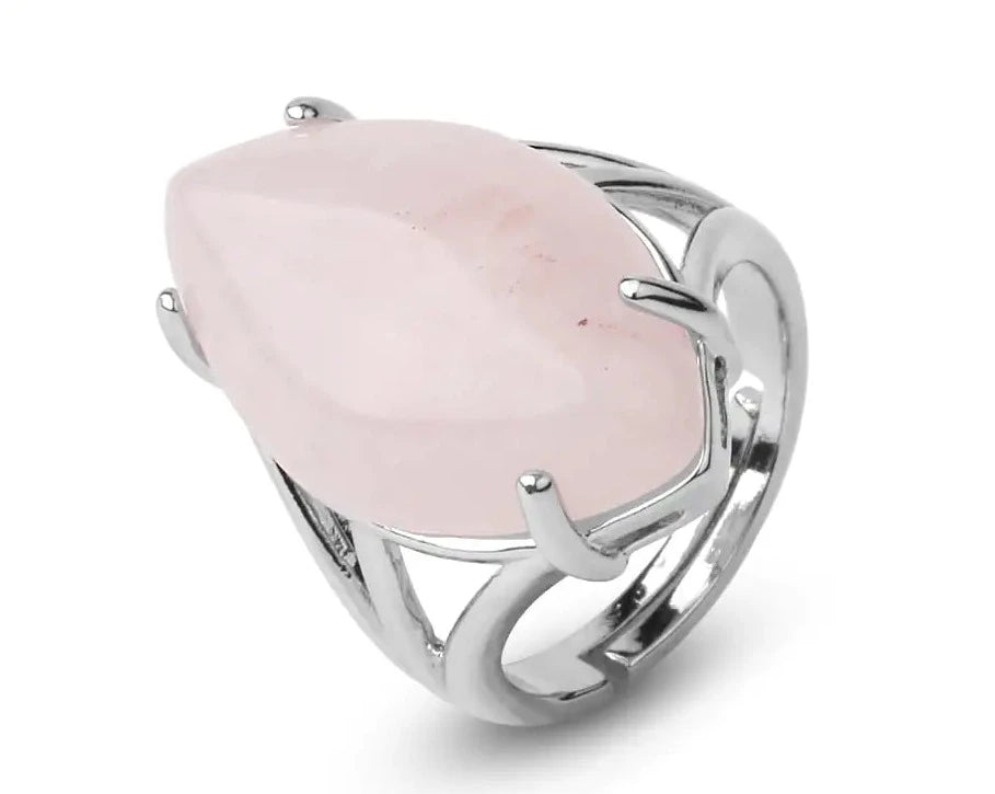 Natural Crystal Rings