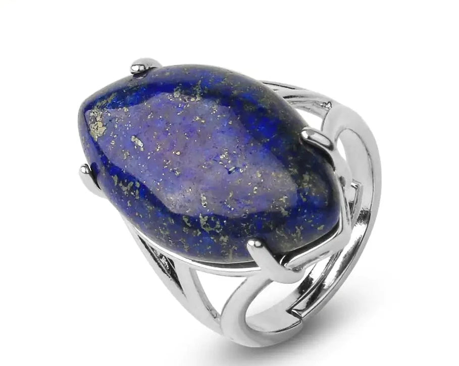 Natural Crystal Rings