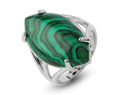 Natural Crystal Rings