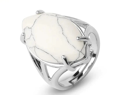 Natural Crystal Rings
