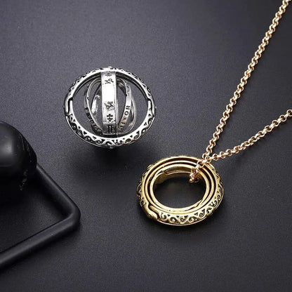 Astronomical Ball Rings Pendant