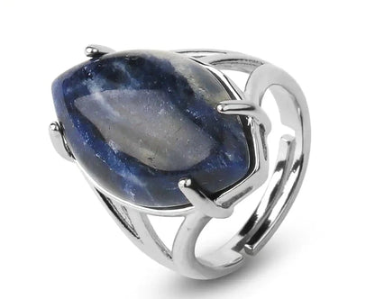 Natural Crystal Rings
