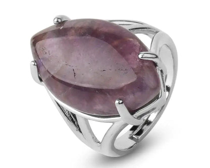 Natural Crystal Rings