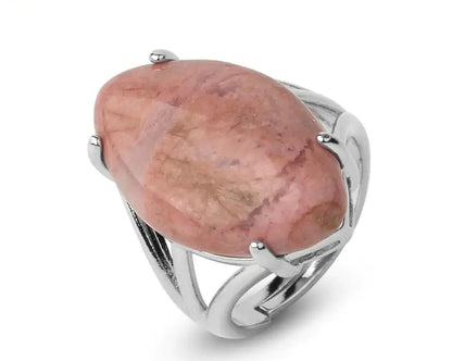 Natural Crystal Rings