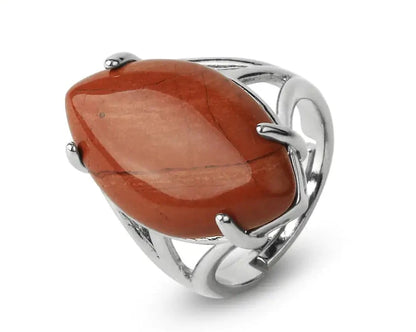 Natural Crystal Rings